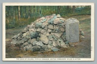 Colonel Patrick Ferguson Grave York South Carolina—revolutionary War Antique 30s