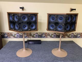 Bose 901 Series VI Speakers w/ Stands & Active EQ.  RARE BLONDE in, 2