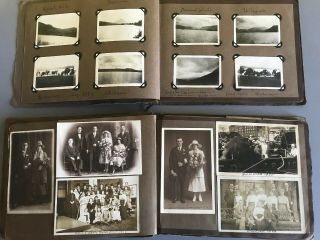 Antique Photo Albums - Circa 1890 - 1930 Over 150 Photos