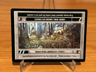 Star Wars Ccg Endor: Rebel Landing Site (forest) Endor Rare