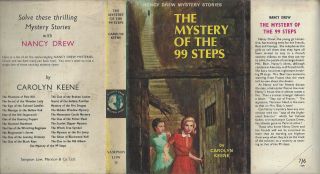 Nancy Drew 43 The Mystery Of The 99 Steps W/dj Npc Rare Uk 1st Sampson Low 1967