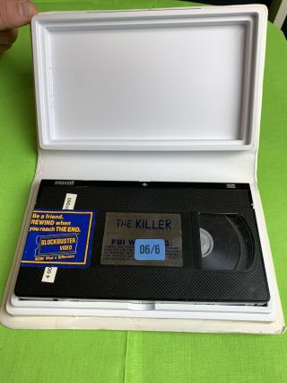 The Killer VHS Clamshell HORROR pigs RARE 3