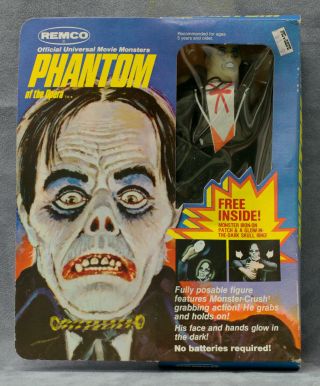 Universal Movie Monsters 1980 9 " Mib Remco Phantom Of The Opera Figure