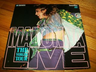 Madonna Live: The Virgin Tour Laserdisc Ld Very Rare Music