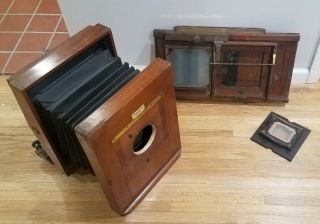 E.  & H.  T.  Anthony Large Format Bellows Camera Very Rare