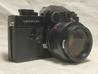 Rare Black Paint Leica Leitz Leicaflex 50mm F2 Summicron R Vintage Film M