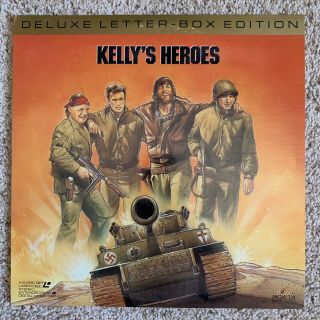 Kelly’s Heroes Letterbox Laserdisc - Clint Eastwood - Rare