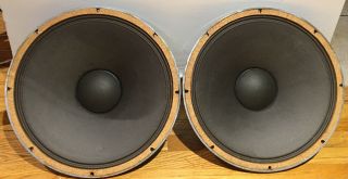 Rare Vintage Jbl 130b 32 Ohms Woofers Speakers Rare Jim Lansing Need Recone