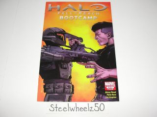 Halo Fall Of Reach Boot Camp 4 Comic Marvel 2011 Xbox Video Game Reed Ruiz Rare