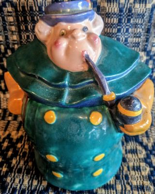 Rare Coachman Cookie Jar Disney Pinocchio 1940 Geppetto Pottery Brayton Laguna
