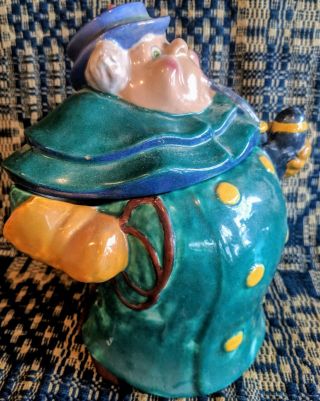 RARE Coachman Cookie Jar Disney Pinocchio 1940 Geppetto Pottery Brayton Laguna 3