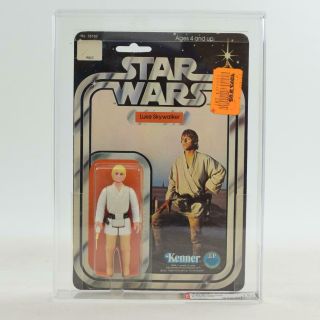 Star Wars Luke Skywalker 12 Back - C (blonde Hair) Afa 75,  C75/b85/f85