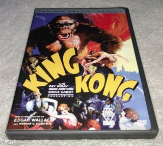 1933 King Kong Black & White Film 2 - Disc Dvd Remastered Special Edition Set Rare