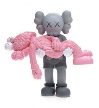 Kaws Gone Companion Bff Vinyl Figure Ngv Pink Grey Limited Confirmed Order