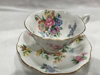 Royal Albert English Fine Bone China Tea Cup And Saucer Set