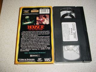 House 2 - The Second Story,  Horror (VHS,  1996) Rare OOP Cult Classic 2