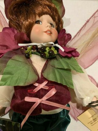 RARE VTG 1985 Cindy McClure 12” Porcelain Fairy Doll Bobby Bugle 3