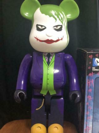 Be@rbrick Medicom Toy The Dark Knight Joker 1000 Rare