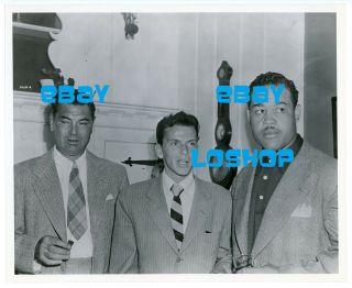 Rare Frank Sinatra Vintage Photo Rat Pack Boxing Jack Dempsey Joe Louis