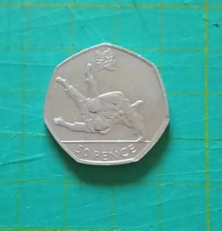 Rare Judo 50p Coin 2011 Olympic Limited Edition Very Rare