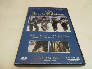 The Three Musketeers (98) No Scratches,  Raquel Welch,  Rare & Oop C.  Heston