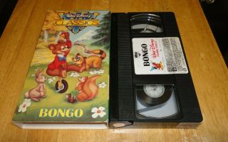Bongo - Walt Disney Mini Classics (vhs,  1989) Rare Vintage Animated