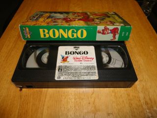 Bongo - Walt Disney Mini Classics (VHS,  1989) Rare Vintage Animated 3