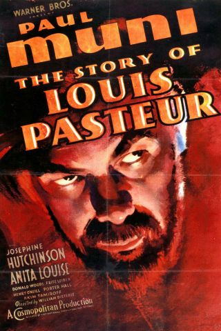 16mm Story Of Louis Pasteur (1936) Rare B/w Feature Film.