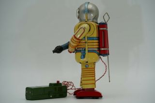Rare Nomura Earth Man Spaceman Vintage Tin Robot 1950s Japan Robot Naito Shoten 3
