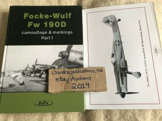 Focke - Wulf Fw 190d Camouflage & Markings Part I - Japo Pubs - Rare & Oop
