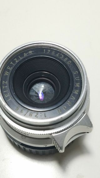 Leica Summaron 35mm F/2.  8 Ltm L39 Rare