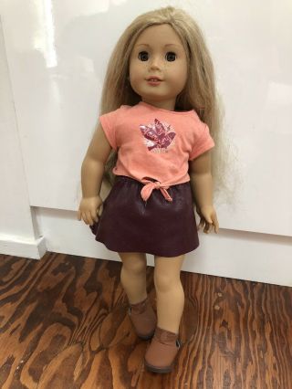 American Girl Doll Tenney Grant 18 Inch and Book 2