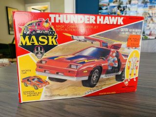 Misb Kenner M.  A.  S.  K.  Mask Thunder Hawk 1986 Vintage Mib