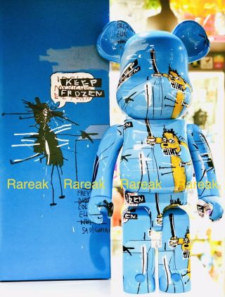 Medicom Be@rbrick 2019 Jean - Michel Basquiat 1000 Ver.  4 The Dingoes Bearbrick