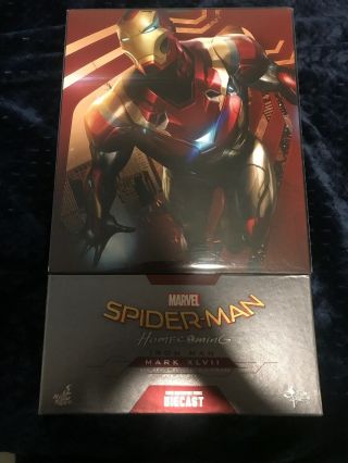 Hot Toys Diecast Spiderman Homecoming Iron Man Mark Xlvii 47