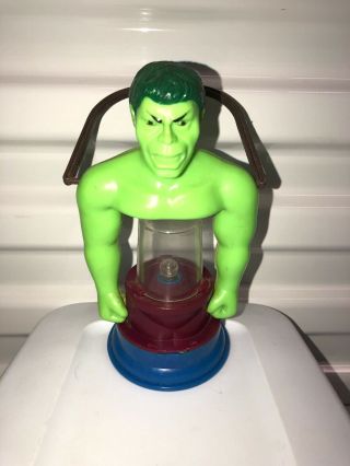 Vintage Marvel Incredible Hulk 1979 Ahi Azrak Hamway Lantern Rare