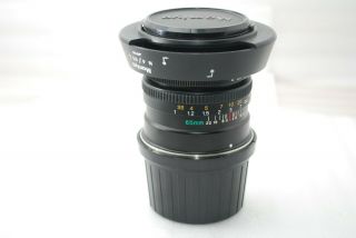 " Rare Near " Mamiya N 65mm F/4 L Lens With Hood For Mamiya 7 7ii 3321