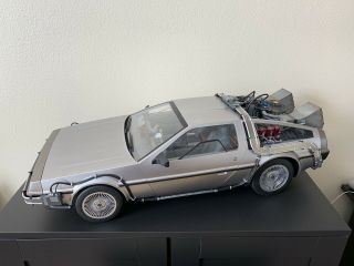 Hot Toys 1/6 Back To The Future Bttf Delorean Time Machine Mms260