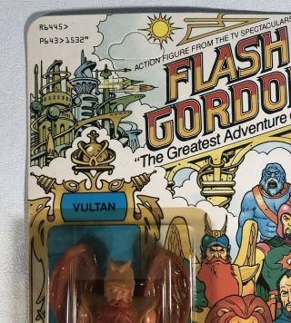 MATTEL Flash Gordon Vultan (1532 - 0810) Action Figure 1979 UNPUNCHED Rare HTF 3