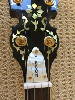 Rare Gibson Epiphone Mb - 350 Banjo - Flame Maple & Gold