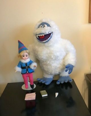 MADAME ALEXANDER - RARE - HERMEY THE ELF AND BUMBLE THE ABOMINABLE SNOWMONSTER 2