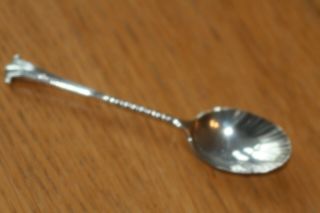 Antique Silver Teaspoon Hm London 1897 10gms Stylish Design