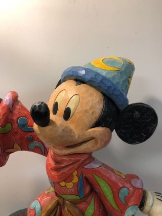 RARE Disney Jim Shore Mickey Mouse Sorcerer 