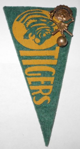 Rare 1945 Baseball Pin Coin Detroit Tigers World Series Champion Pinback Pennant