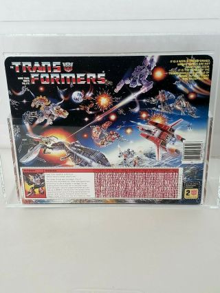 Transformers G1 Vintage AFA 85 INFERNO MISB 85/90/85 3