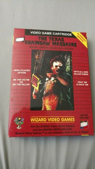 Texas Chainsaw Massacre Atari 2600 Alternate Collectors Rare