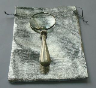 William Griffiths&son Hm Silver Handle Magnifying Glass Birmingham 1923