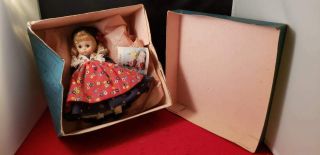 Vintage Madame Alexander 563 Doll Germany 7.  5 " & Tag