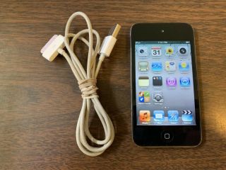 Apple Ipod Touch 4th Generation Black (32 Gb) Bundle - Ios 4.  3 - Rare