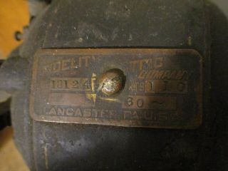 antique electric motor FIDELITY ELECTRIC CO.  No.  13124 as - found to restore 2